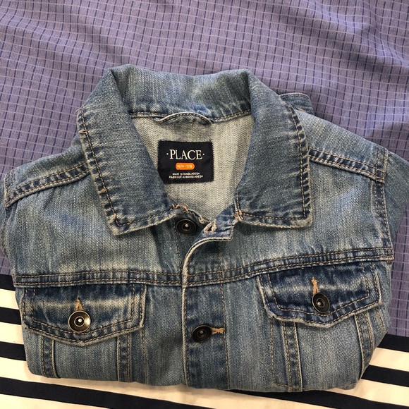 The Children's Place Other - Children’s Place Boy’s Denim Jacket Medium (7/8)
